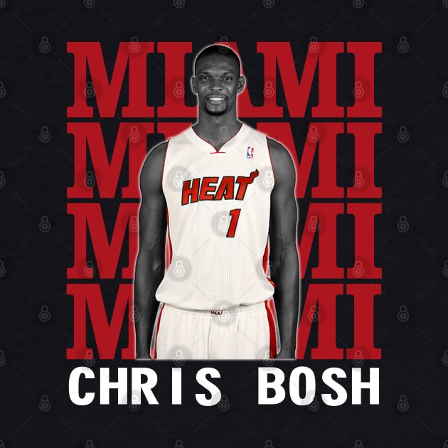 Miami Heat Chris Bosh by Thejockandnerd